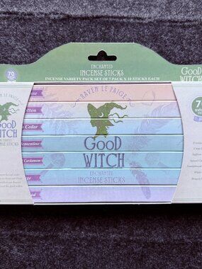 Good Witch Incense Set 70 Sticks Raven Le Paige Variety Pack New